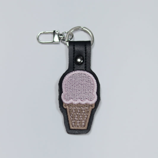 Ice Cream Cone Keychain