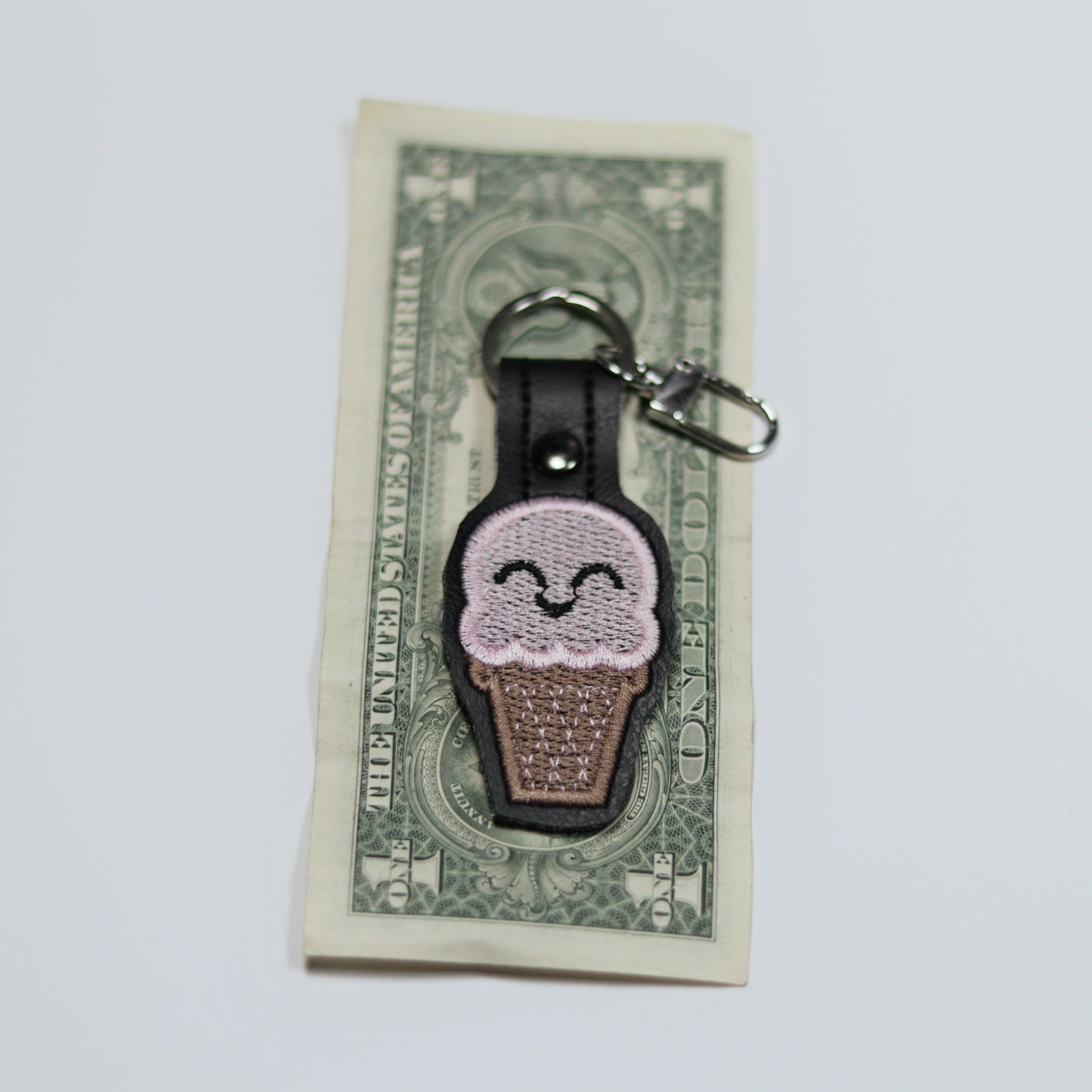 Kawaii Ice Cream Cone Keychain