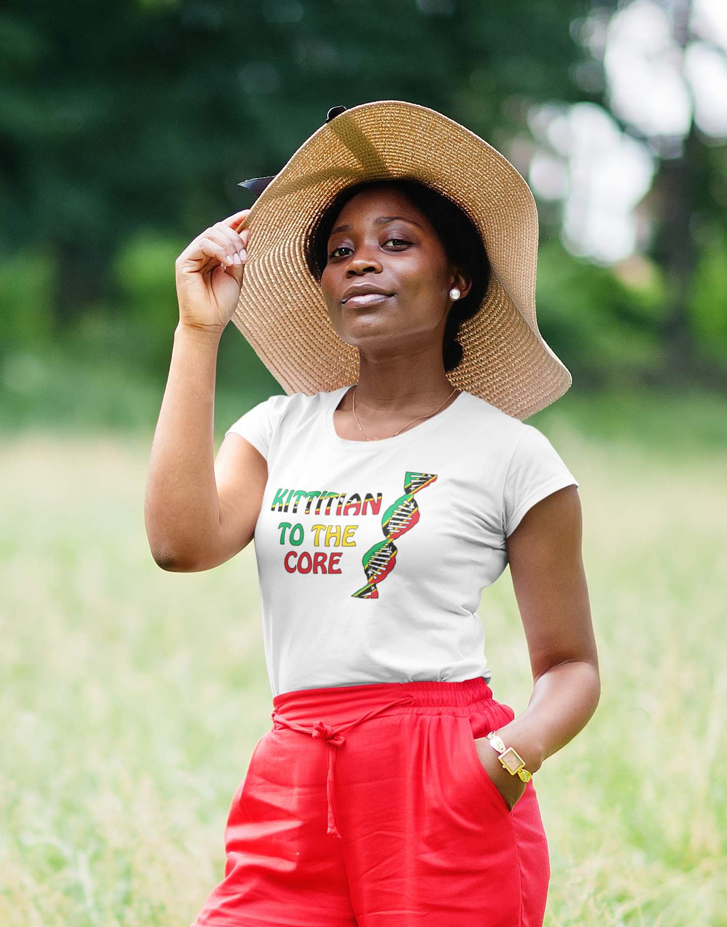 Kittitian to the Core Unisex T-Shirt, St. Kitts and Nevis T-shirt