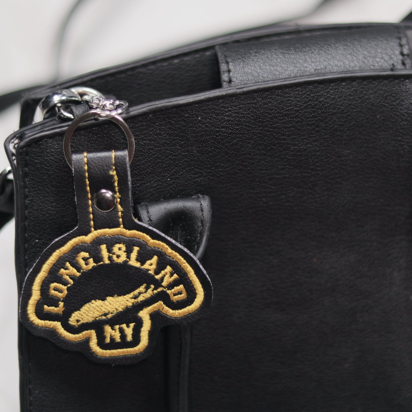 Long Island Embroidery Vinyl Keychain