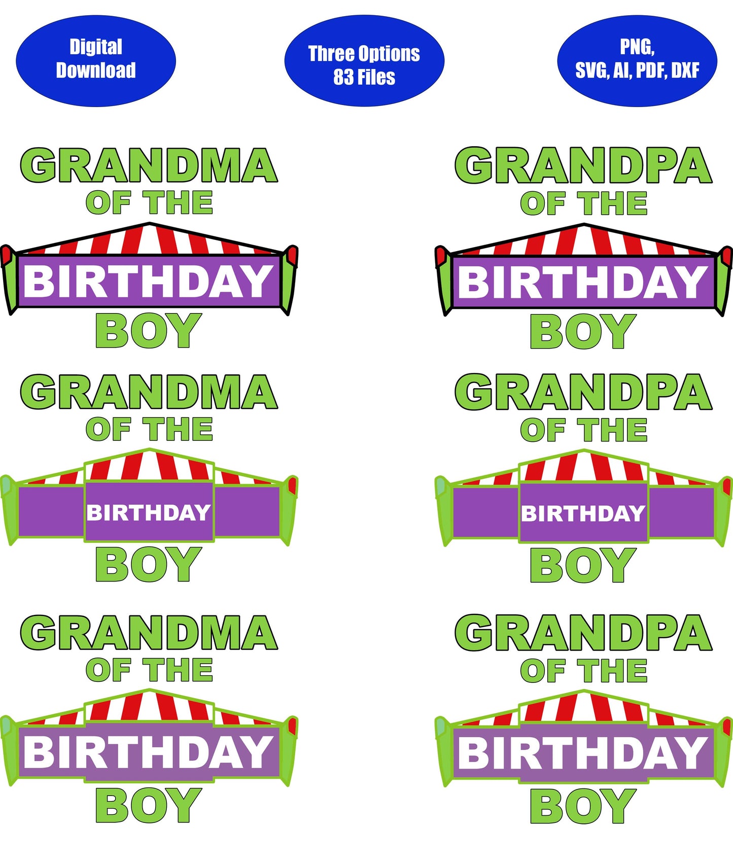 Birthday Boy Infinity and Beyond Family SVG, DXF, Adobe Illustrator & PNG Download