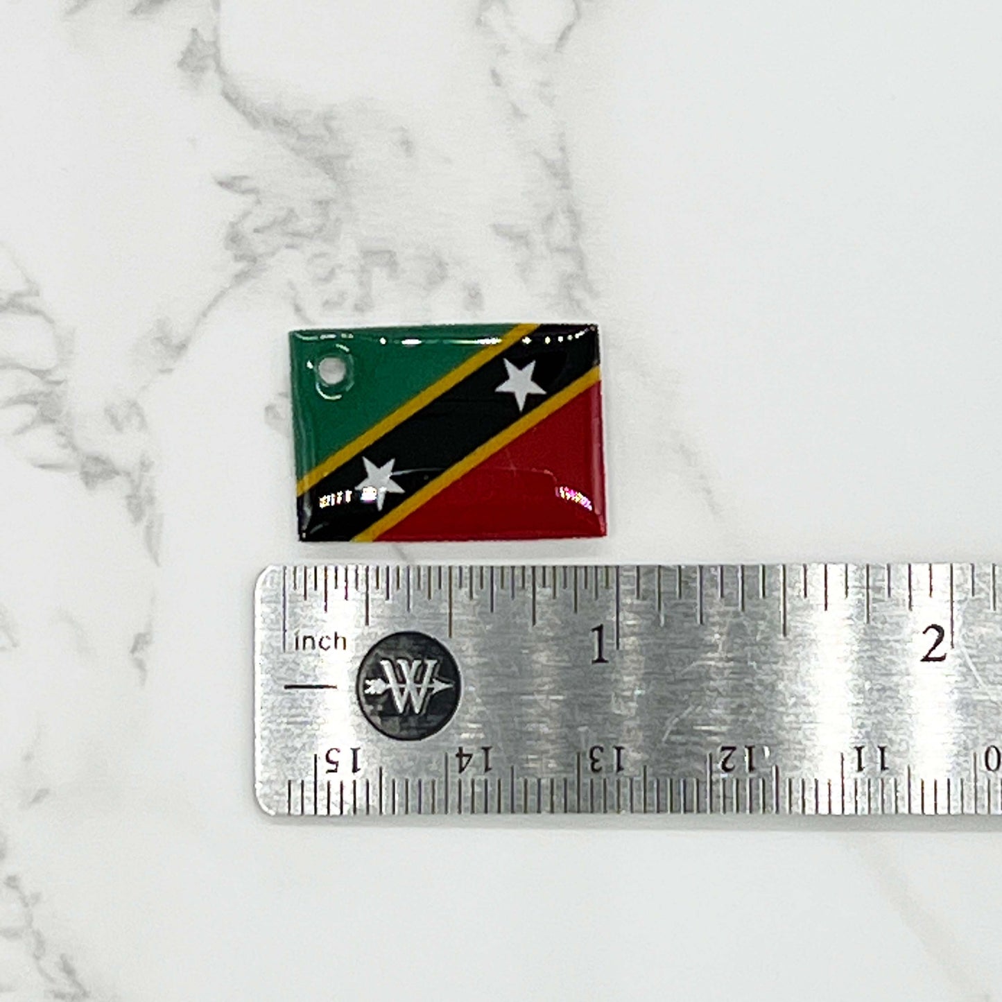 St. Kitts & Nevis Acrylic Keychain Design 1