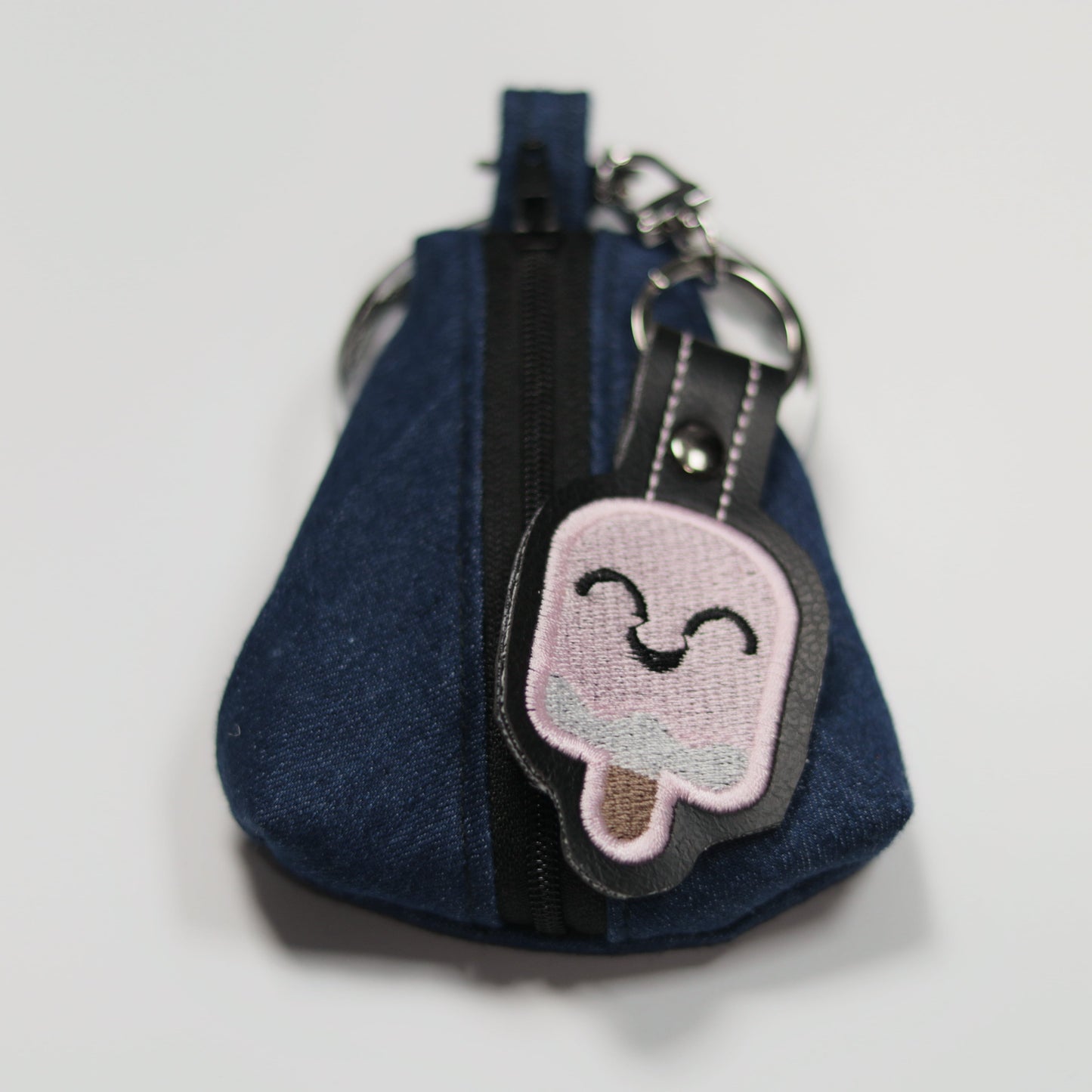 Fudge Embroidered Vinyl Keychain