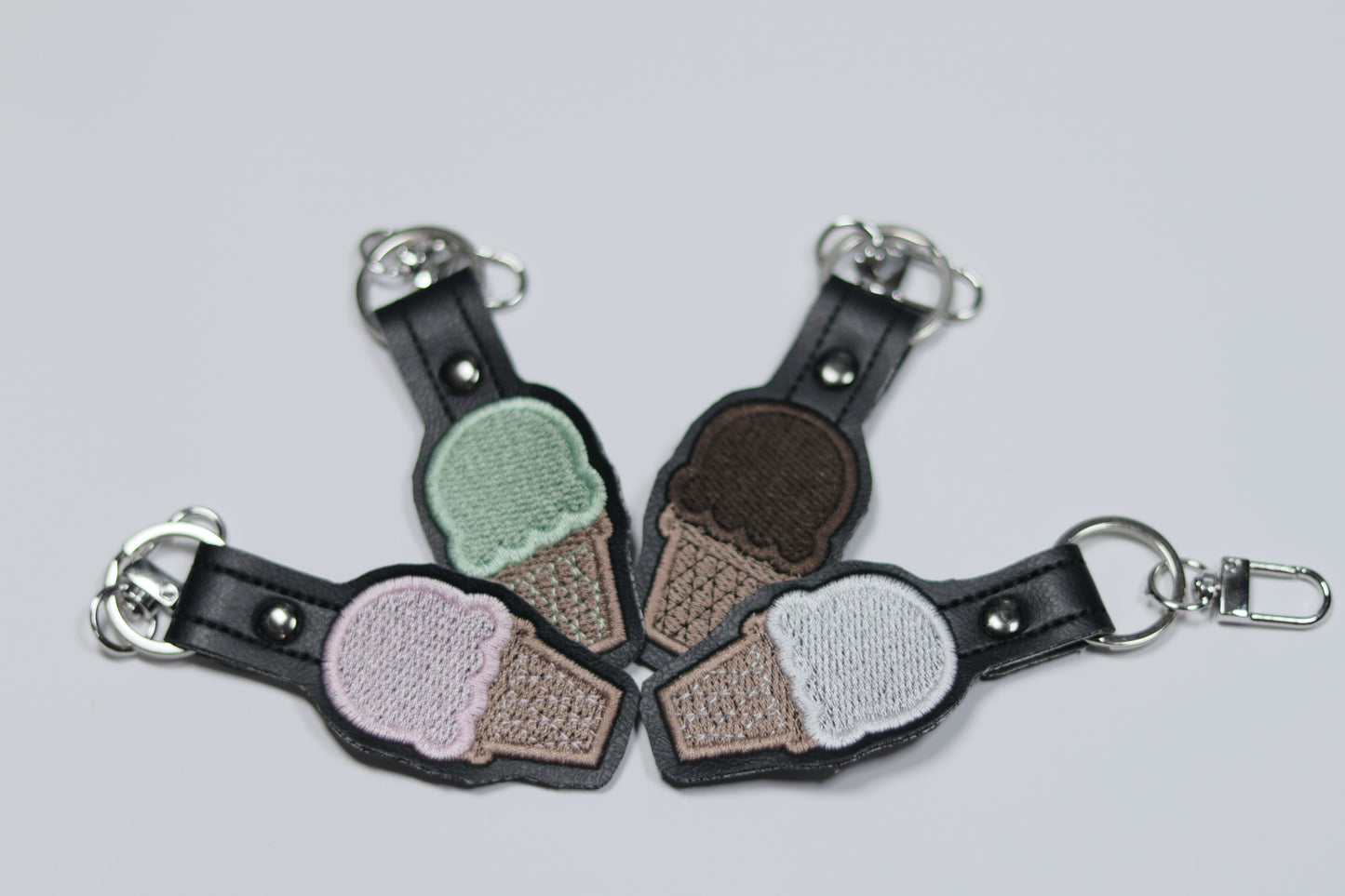 Ice Cream Cone Keychain