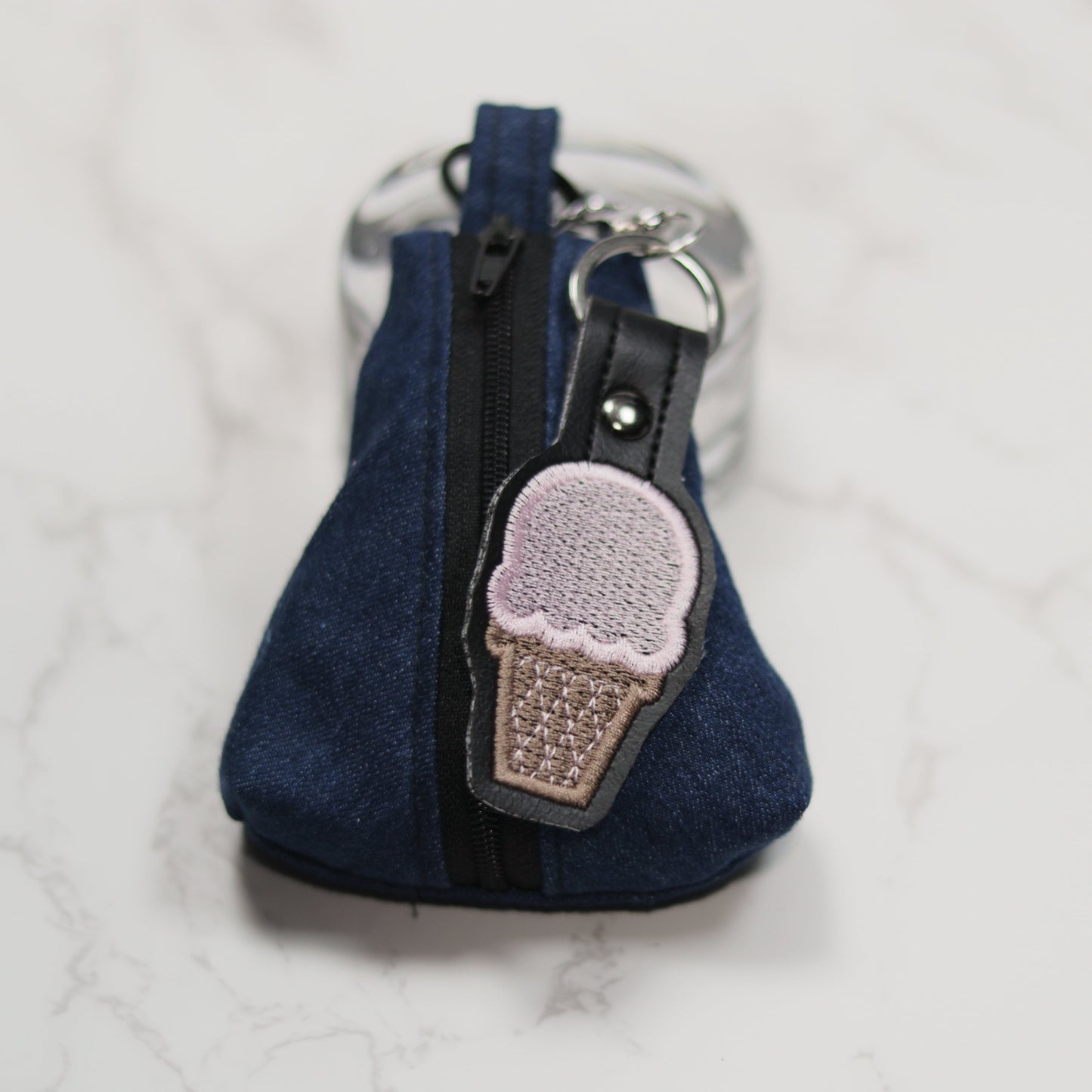 Ice Cream Cone Keychain