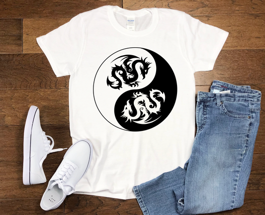 Yin Yang Dragon T-Shirt