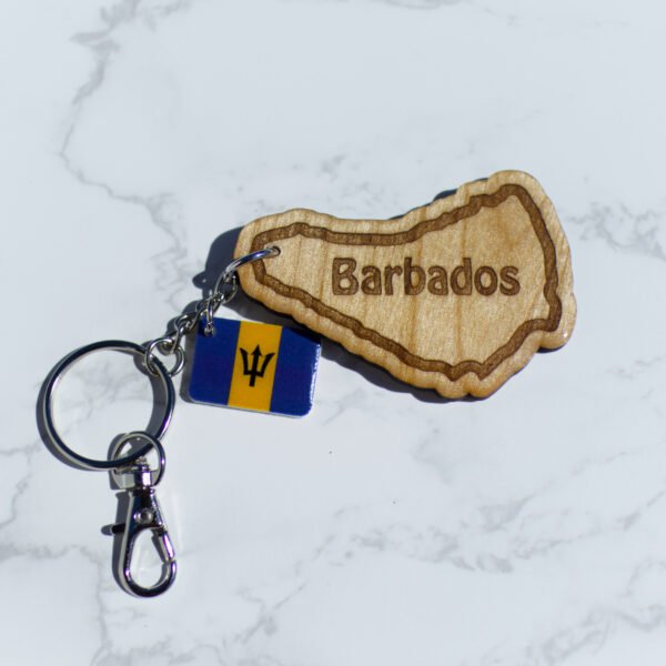 barbados keychain