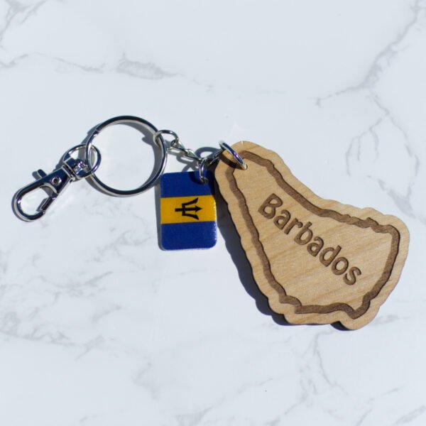 barbados keychain