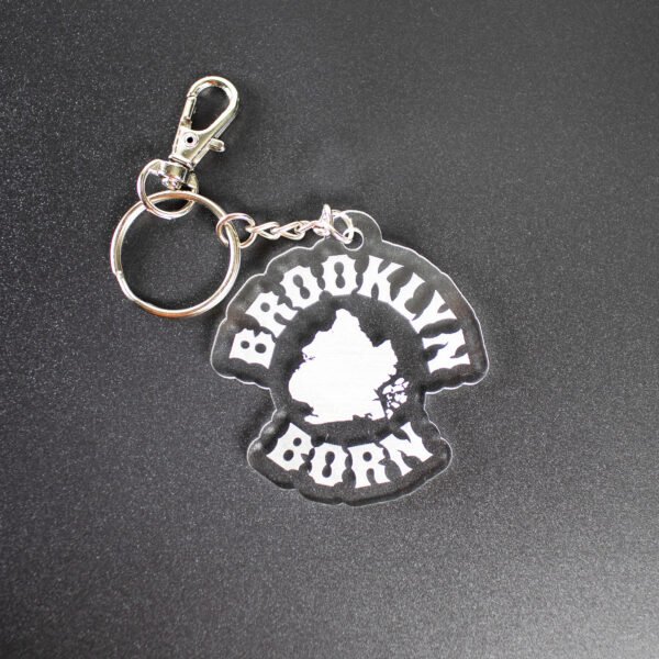 brooklyn born keychain