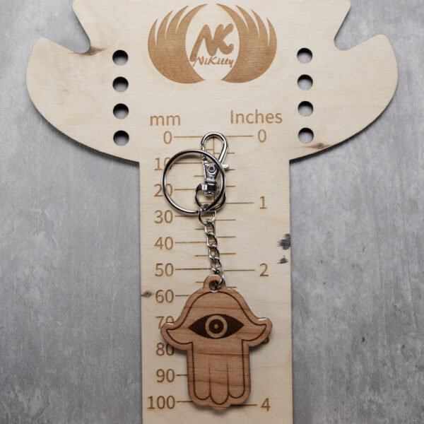 blessing evil eye hamsa hand keychain