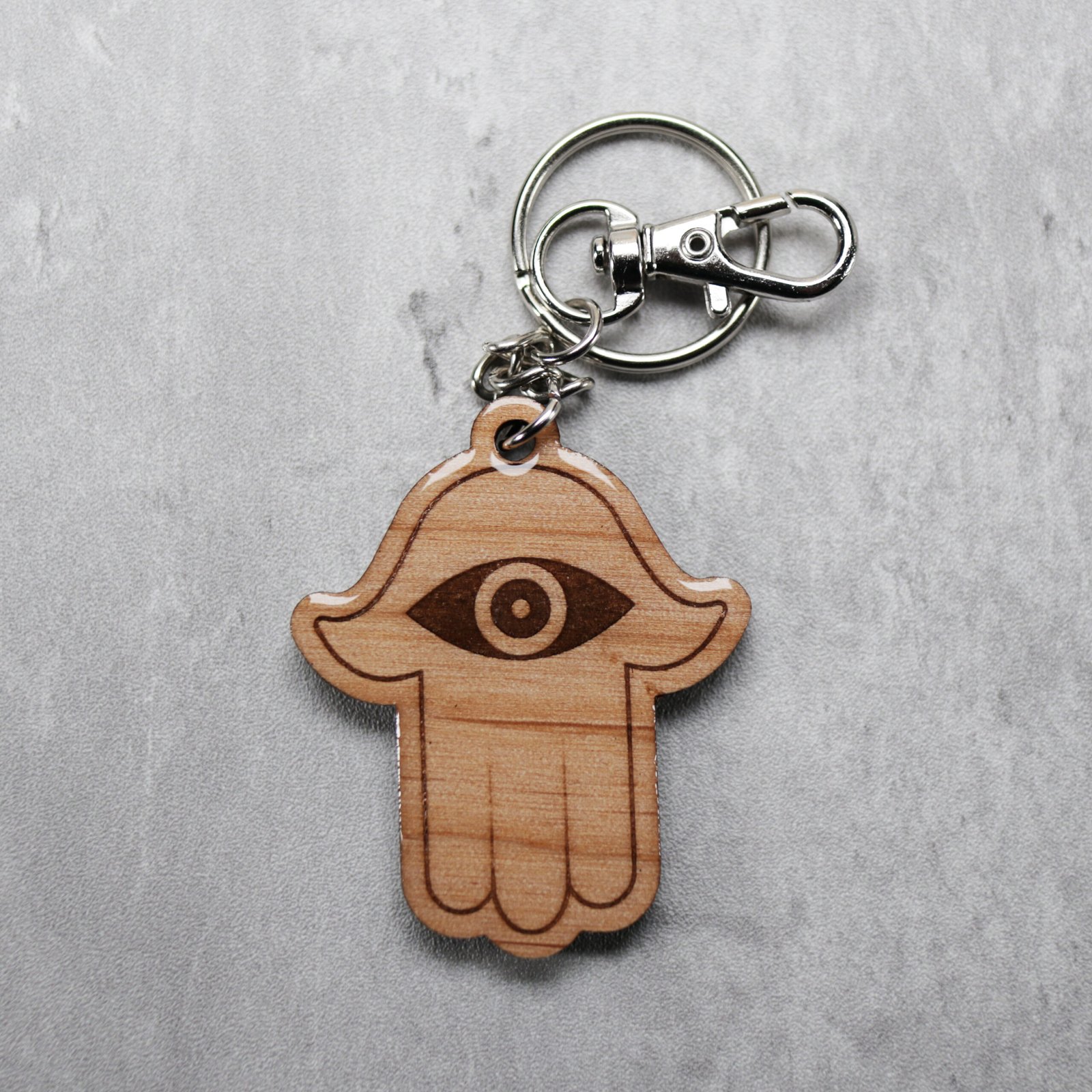 Blessing Evil Eye Hamsa Hand Keychain