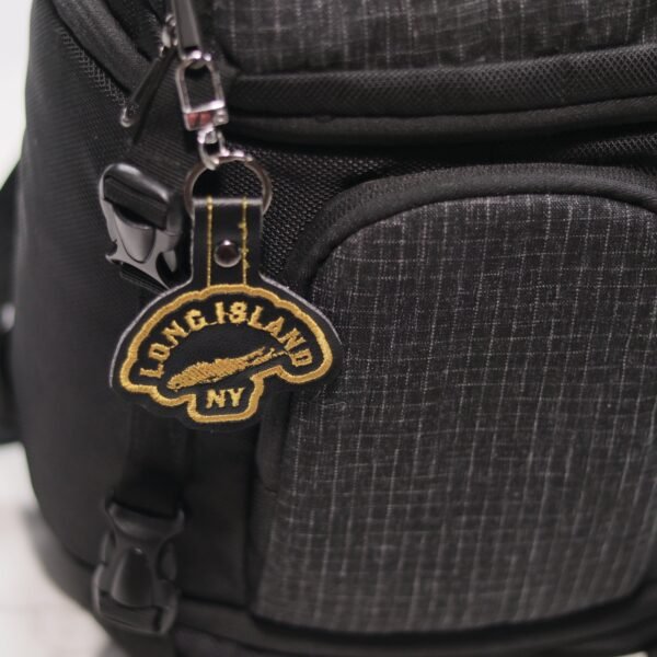 long island embroidery vinyl keychain