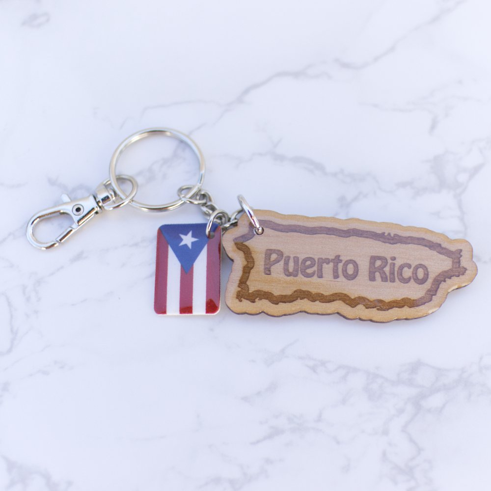 Puerto Rico (Boricuas) Keychain