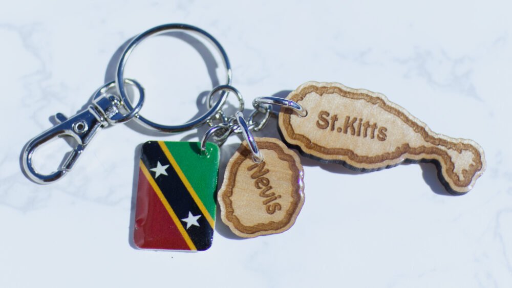 st. kitts & nevis keychain