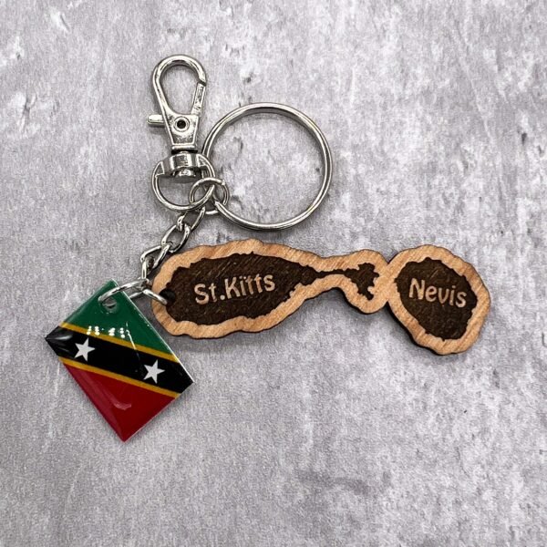 st. kitts & nevis keychain design a